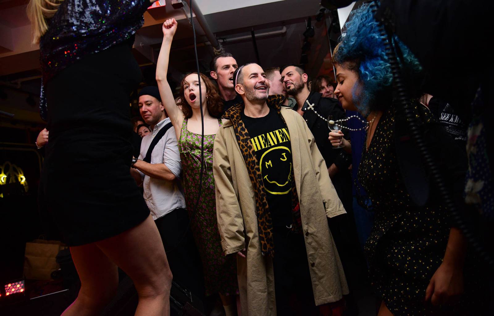 Marc Jacobs na premierze kolekcji Redux Grunge 