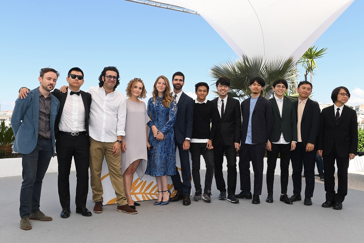 Marta Pajek (czwarta od lewej) na Festiwalu Filmowym w Cannes