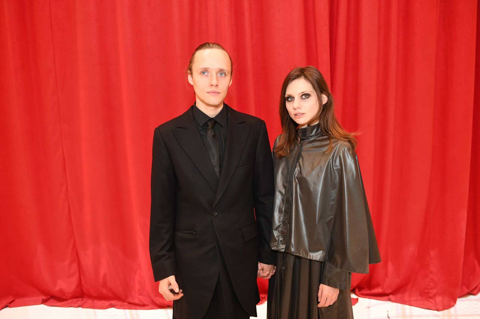 Bartosz Bielenia, Malgorzata Gorol, Nowy Teatr próba sztuki Matka Joanna od Aniolow w reż. Jana Klaty (Jacek Dominski/REPORTER)