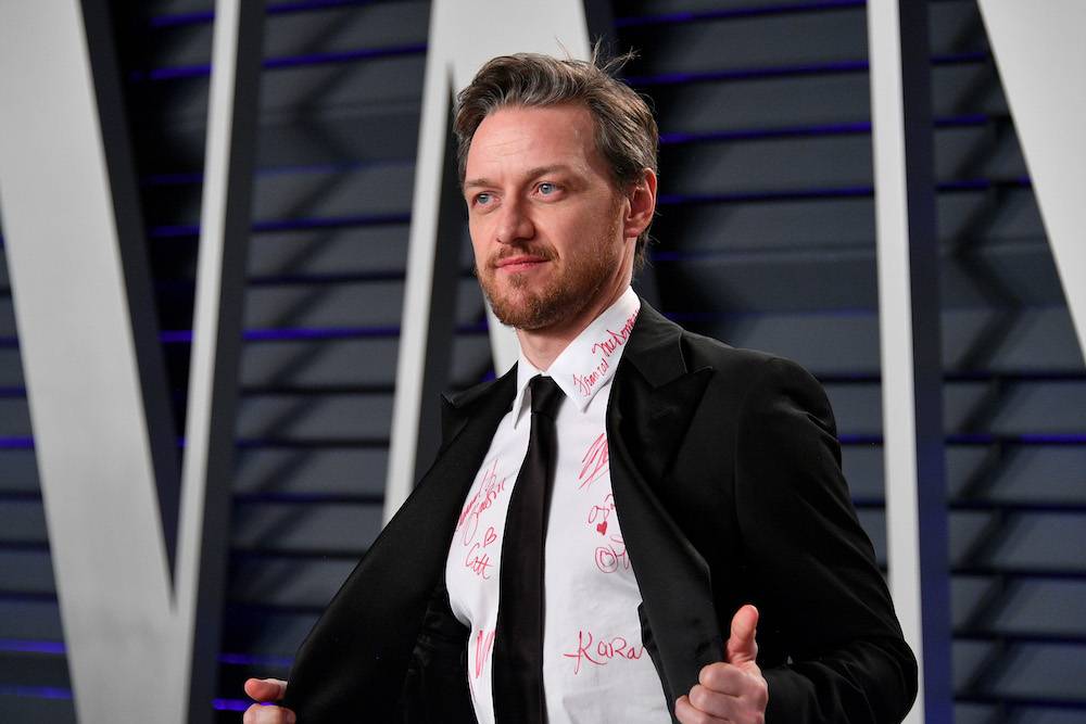 James McAvoy na przyjęciu po Oscarach (Fot. Getty Images)