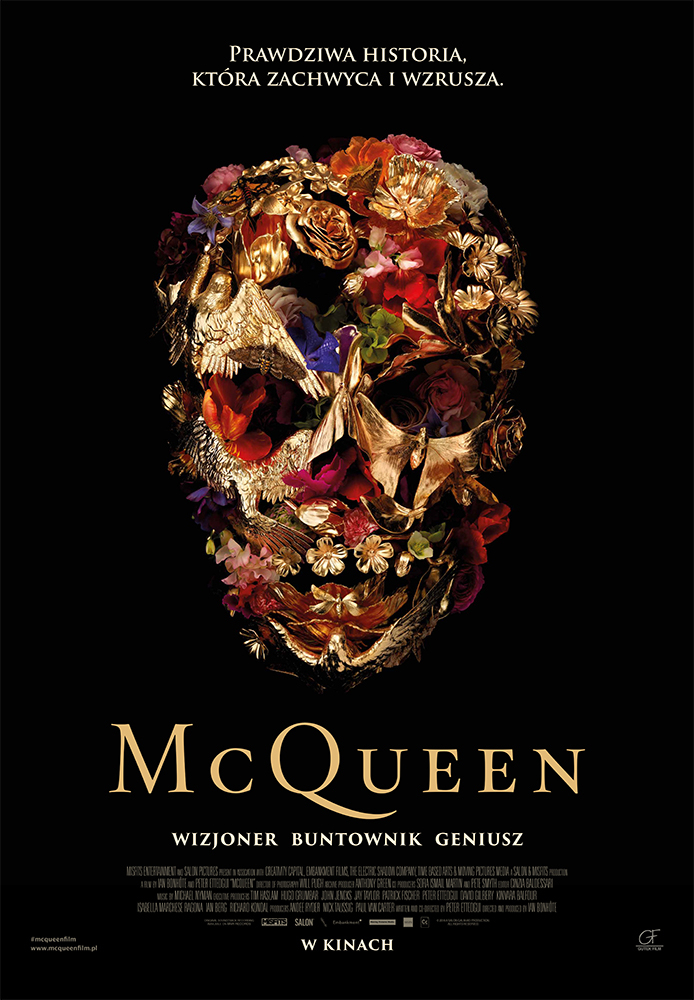 Plakat filmu McQueen / (Fot. Materiały prasowe Gutek Film)