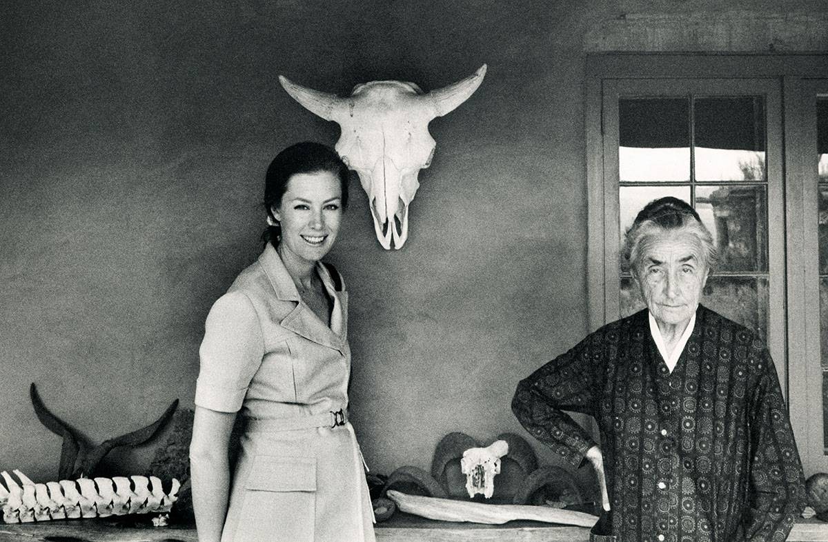 Georgia O’Keeffe i Judith Searle (Fot. Getty Images)