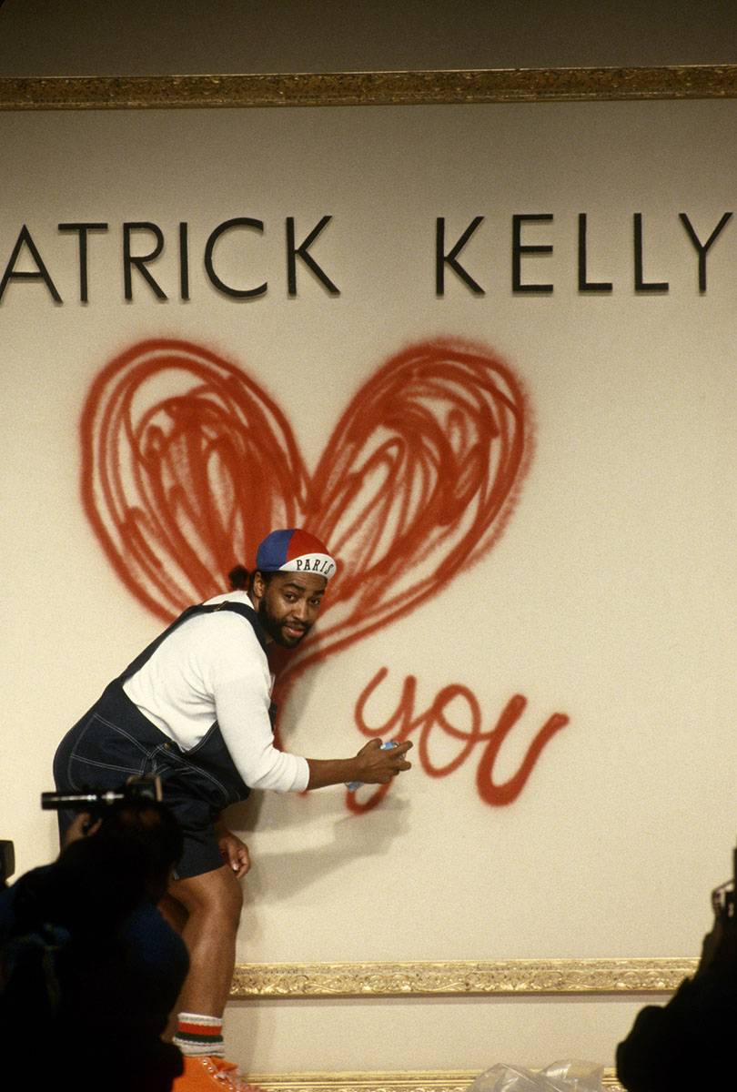 Patrick Kelly pokaz wiosna-lato 1989 (Fot. Getty Images)