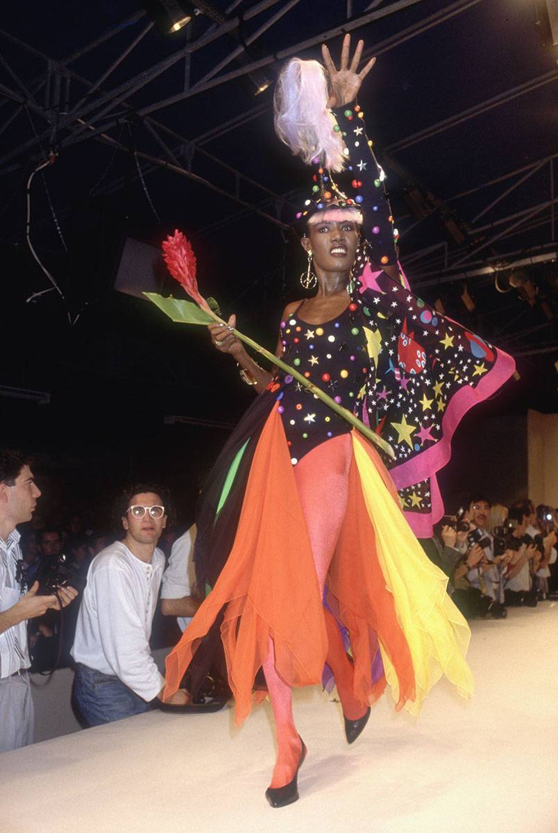 Patrick Kelly pokaz wiosna-lato 1989 (Fot. Getty Images)