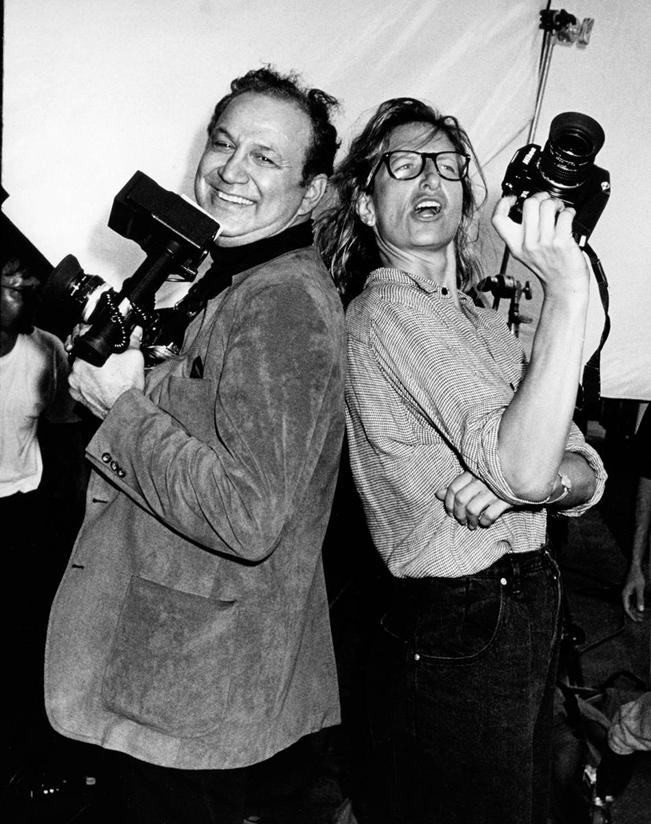 Ron Galella i Annie Leibovitz (Fot. Ron Galella, Ltd./Wireimage)