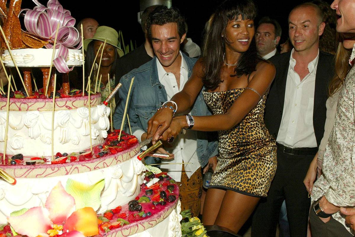 Przyjęcie urodzinowe Naomi Campbell, 2002 rok  (Fot. Getty Images)
