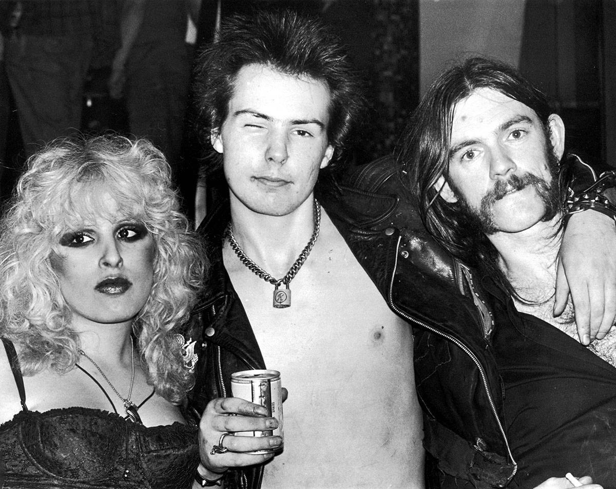 Nancy Spungen, Sid Vicious i Lemmy (Fot. Getty Images)