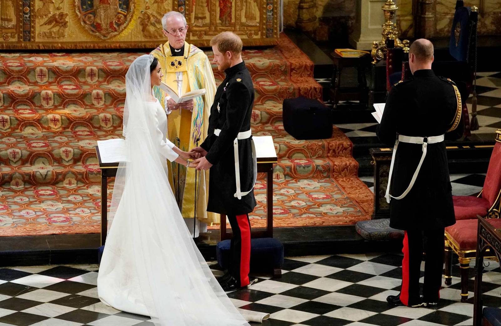 Książe Harry i Meghan Markle w zamku Windsor (Fot. Owen Humphreys - WPA Pool/Getty Images)