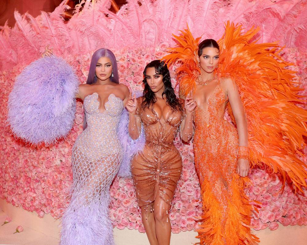 Kylie, KIm i Kendall na gali MET w 2019 roku (Fot. Getty Images)