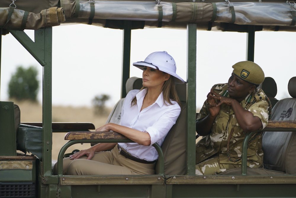 Melania w parku narodowym w Nairobi (Fot. East News)