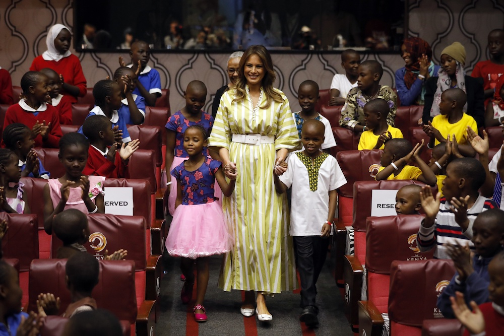 Melania w Nairobi (Fot. East News)