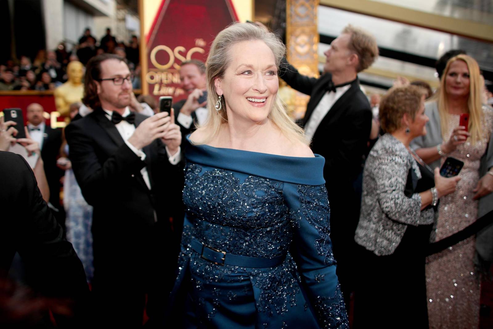 Meryl Streep podczas gali rozdania Oscarów (Fot. Christopher Polk/Getty Images)