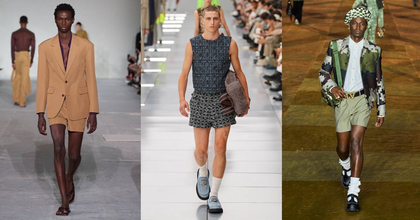 Dries van Noten, Dior Hommes, Louis Vuitton /(Fot. Spotlight. Launchmetrics / Agencja FREE)