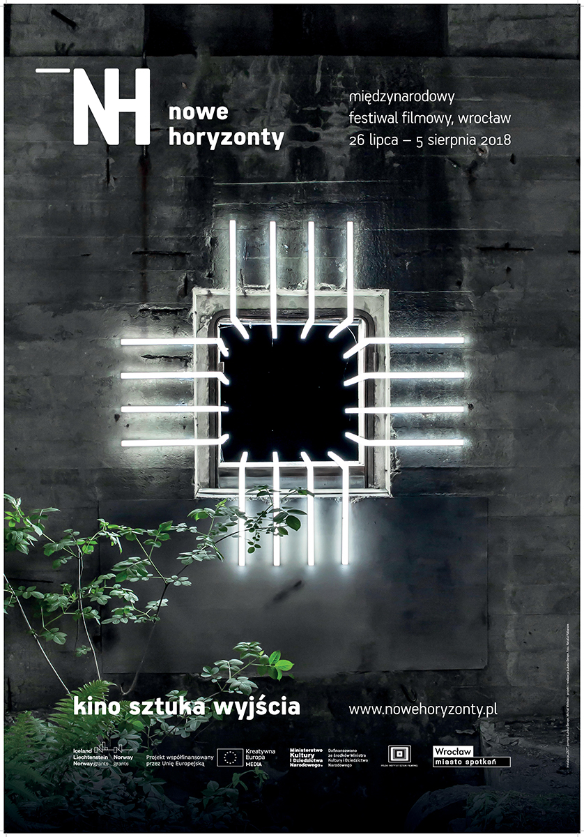 Plakat 18. festiwalu MFF Nowe Horyzonty (Fot. Materiały prasowe MFF Nowe Horyzonty)