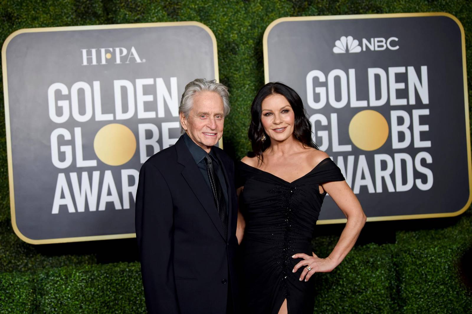 Michael Douglas i Catherine Zeta-Jones (Fot. Dimitrios Kambouris/Getty Images for Hollywood Foreign Press Association)