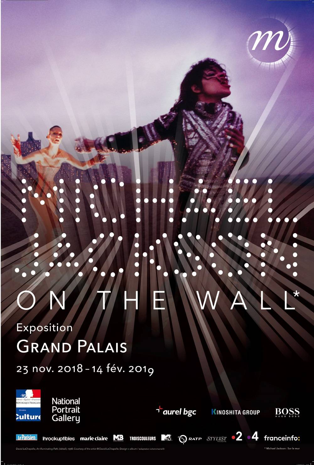 Plakat wystawy Michael Jackson: On  the wall