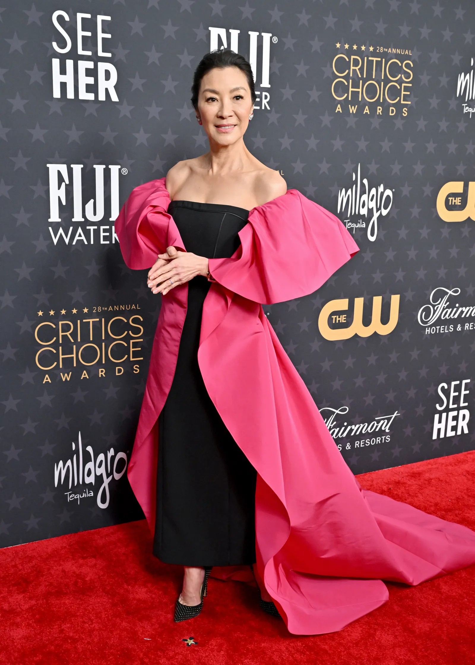 W sukni domu mody Carolina Herrera (Fot. Getty Images)