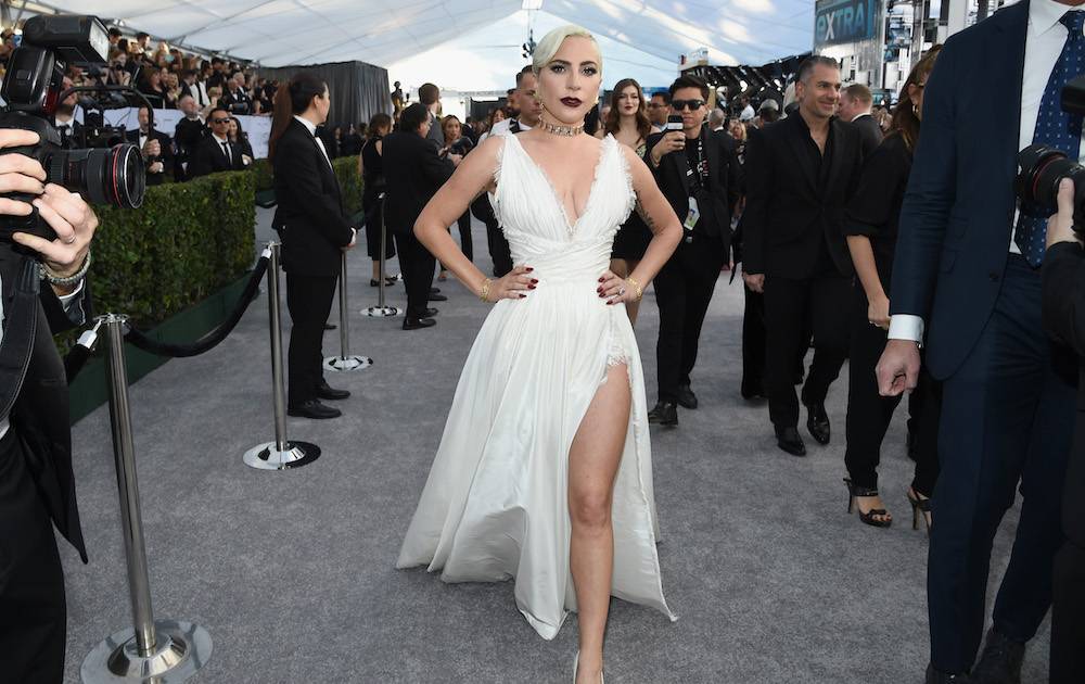 Lady Gaga na rozdaniu nagród SAG (Fot. Getty Images)