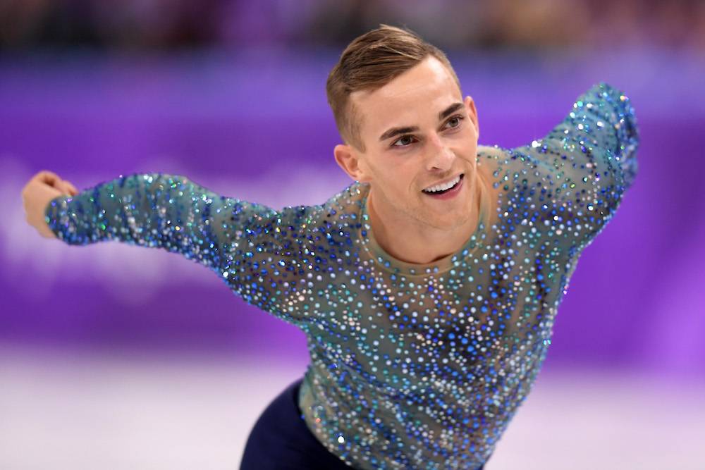 Łyżwiarz Adam Rippon (Fot. Getty Images)