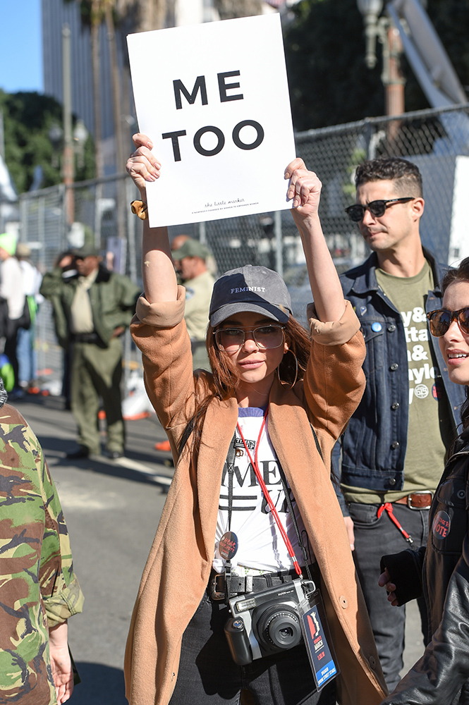 Uczestniczki marszu #MeToo (Fot. Getty Images)