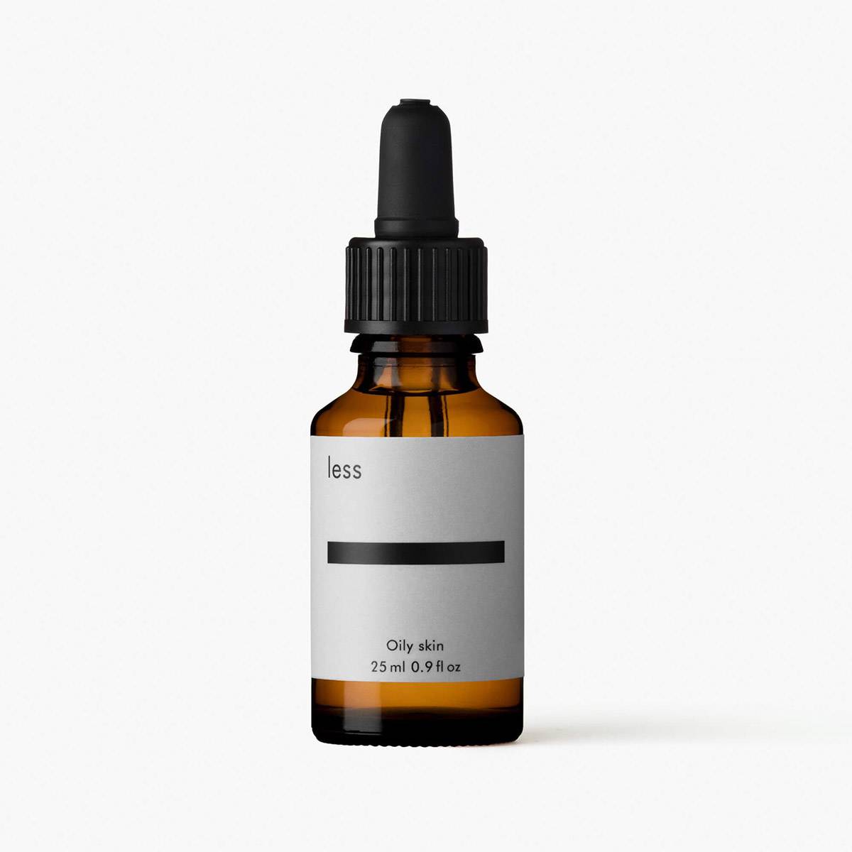 Less face oil