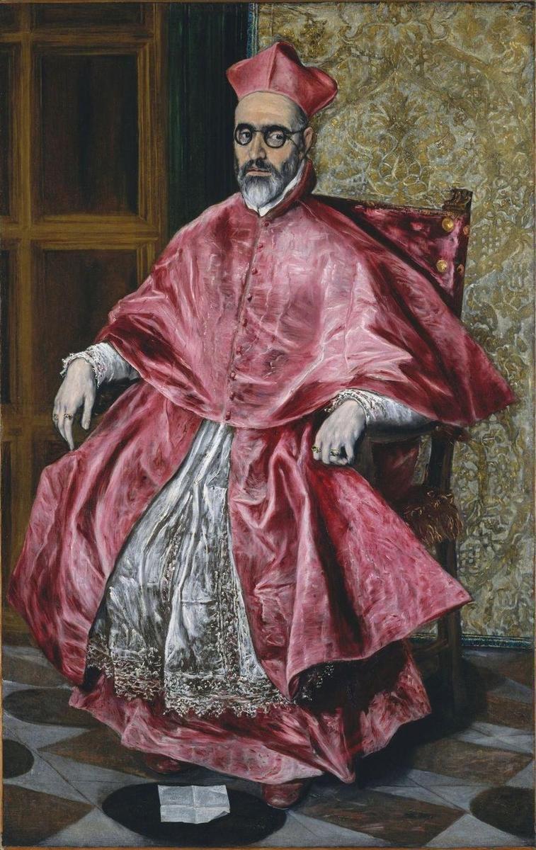 El Greco, Cardinal Fernando Niño de Guevara (1541–1609), ca. 1600 r., olej na płótnie / Metropolitan Museum of Art