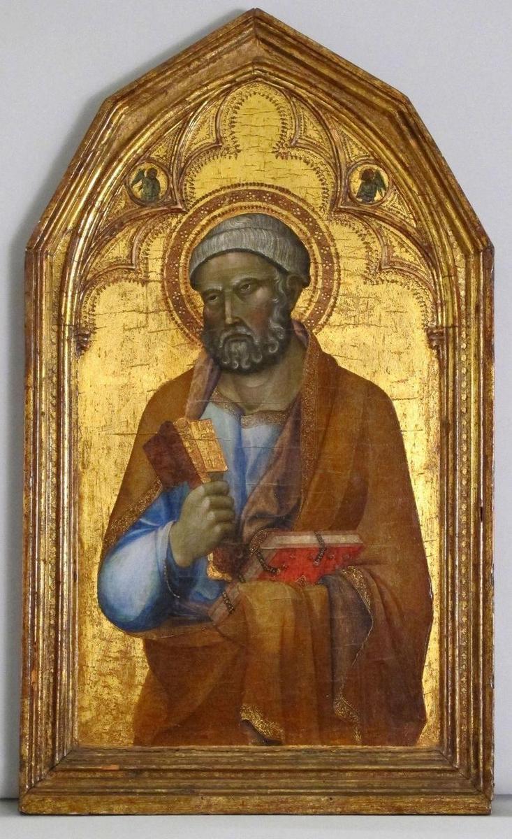 Follower of Lippo Memmi, Święty Piotr, połowa XIVw., Tempera na desce, / Metropolitan Museum of Art