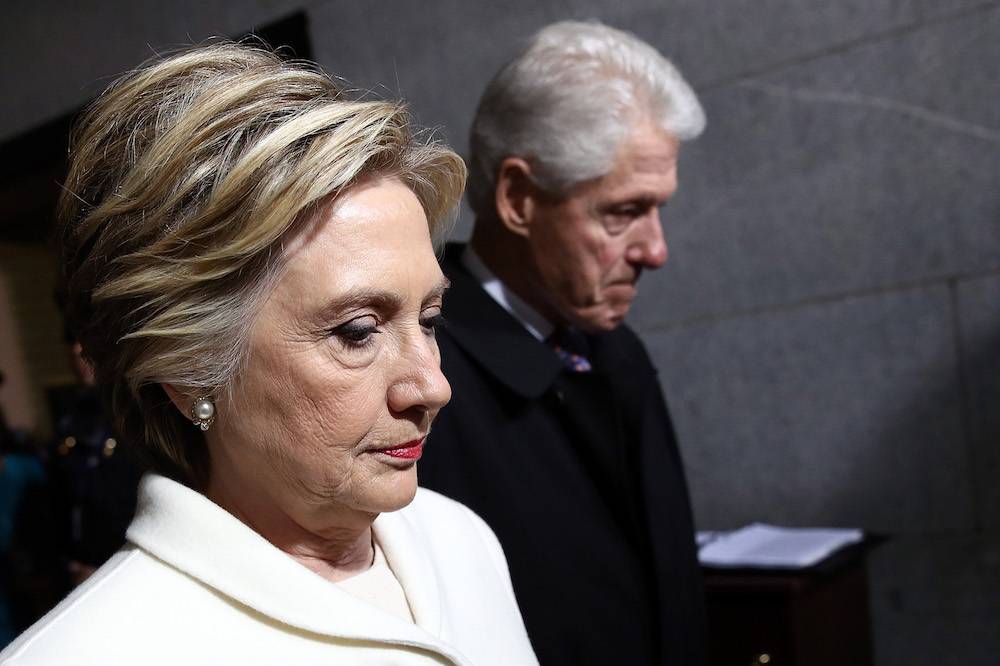 Clintonowie dzisiaj (Fot. Getty Images)