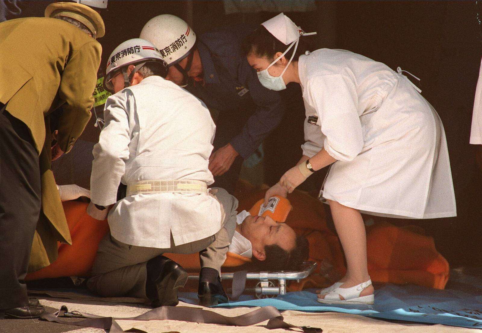 Atak na tokijskie metro, 1995 rok (Fot. East News)
