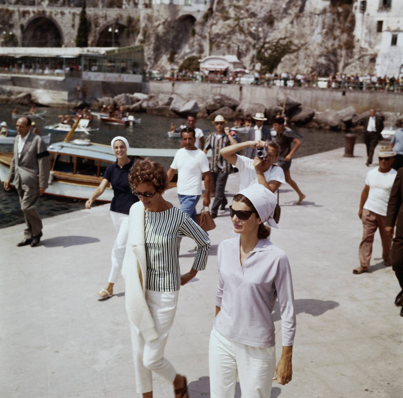 Jackie Kennedy na Amalfi (Fot. Getty Images)