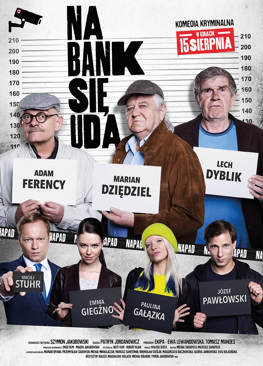 Plakat filmu Na bank się uda