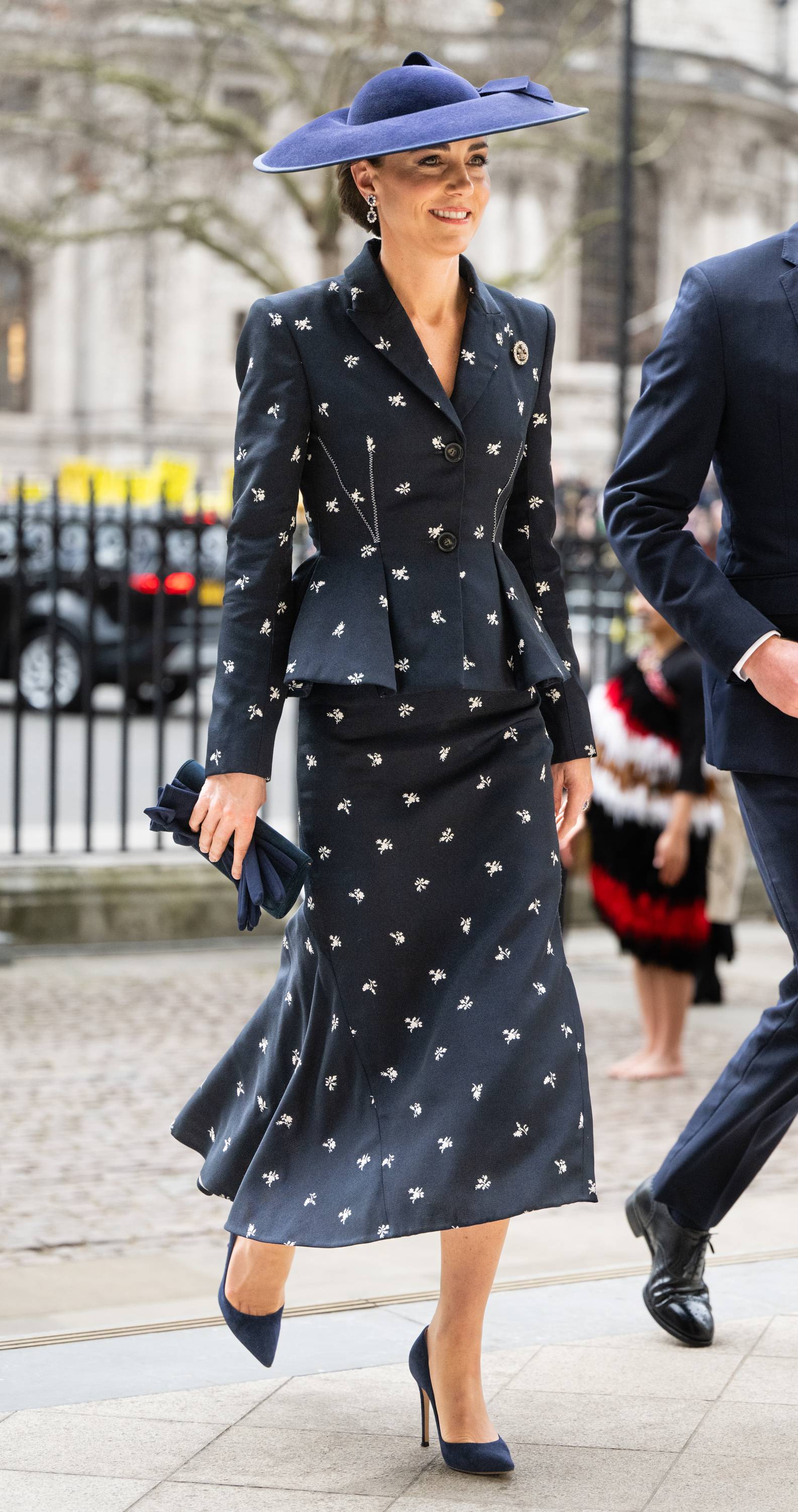 Księżna Kate w stylizacji Erdem / (Fot. Getty Images)