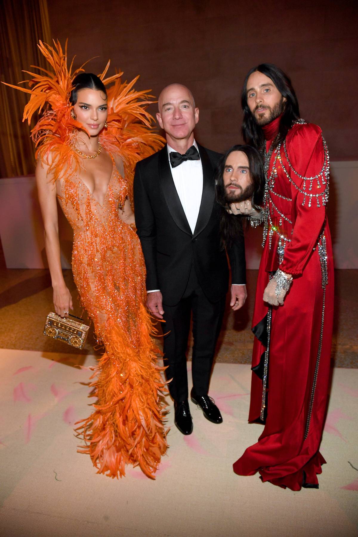 Kendall Jenner, Jeff Bezos i Jared Leto na MET Gali 2019 (Fot. Getty Images)