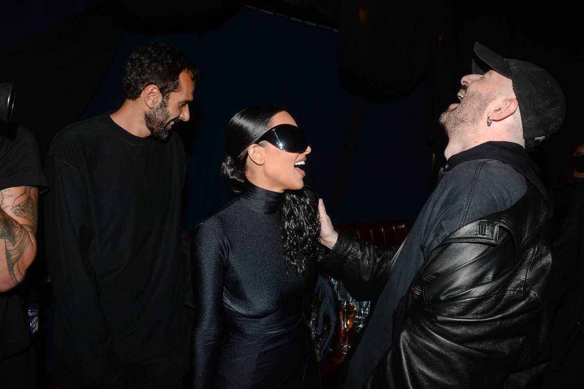 Cedric Charbit, Kim Kardashian, Demna Gvasalia / Fot. Madison McGaw/BFA.com