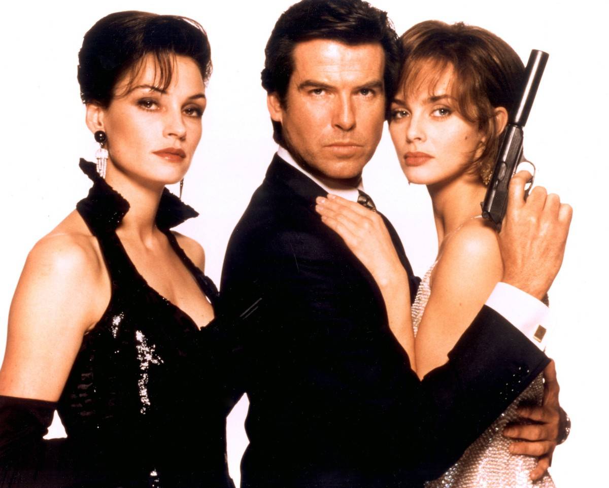 Famke Janssen, Pierce Brosnan i Izabella Scorupco w GoldenEye (Fot. East News)