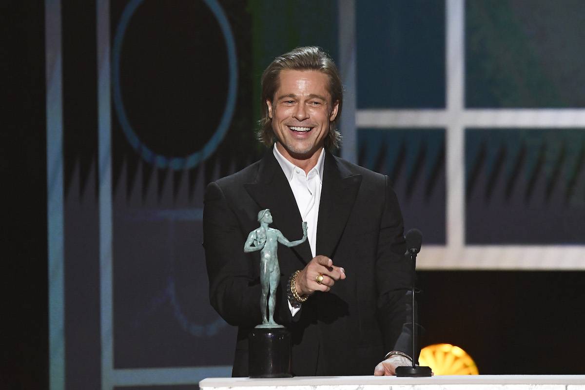 Brad Pitt na gali SAG Awards (Fot. Kevork Djansezian/Getty Images for Turner)