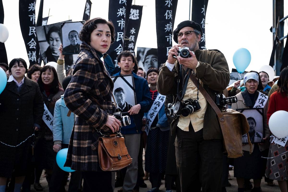 Minami i Johnny Depp w filmie Minamata (Fot. Larry D. Horricks)