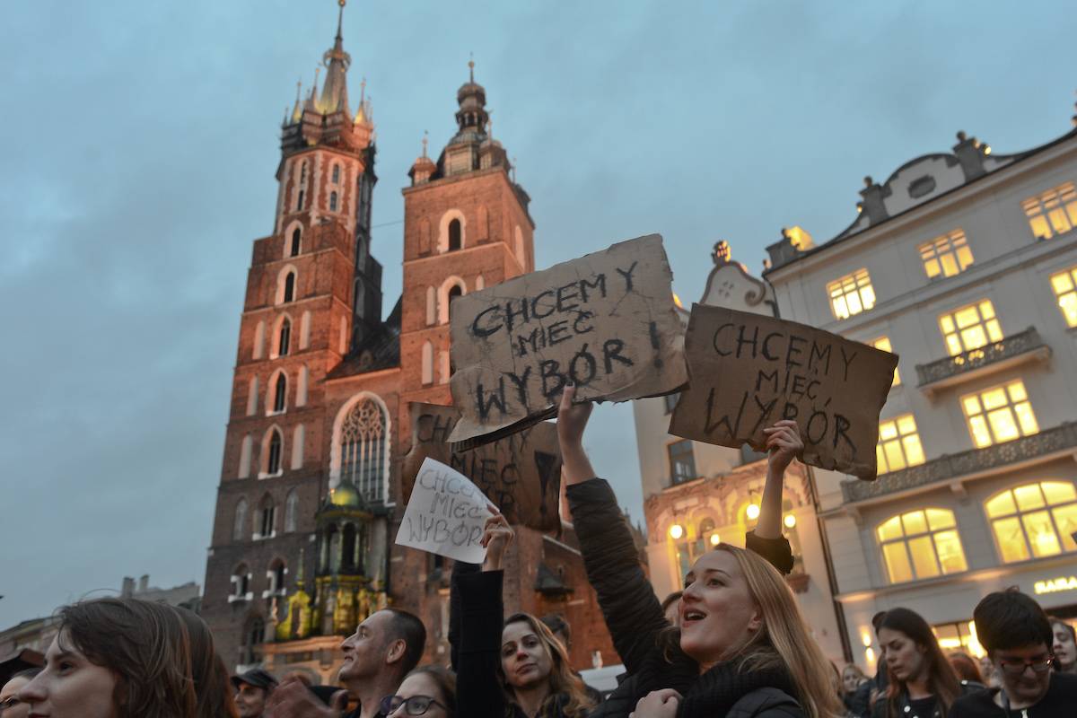 Polki protestujące w 2016 roku (Fot. Getty Images)