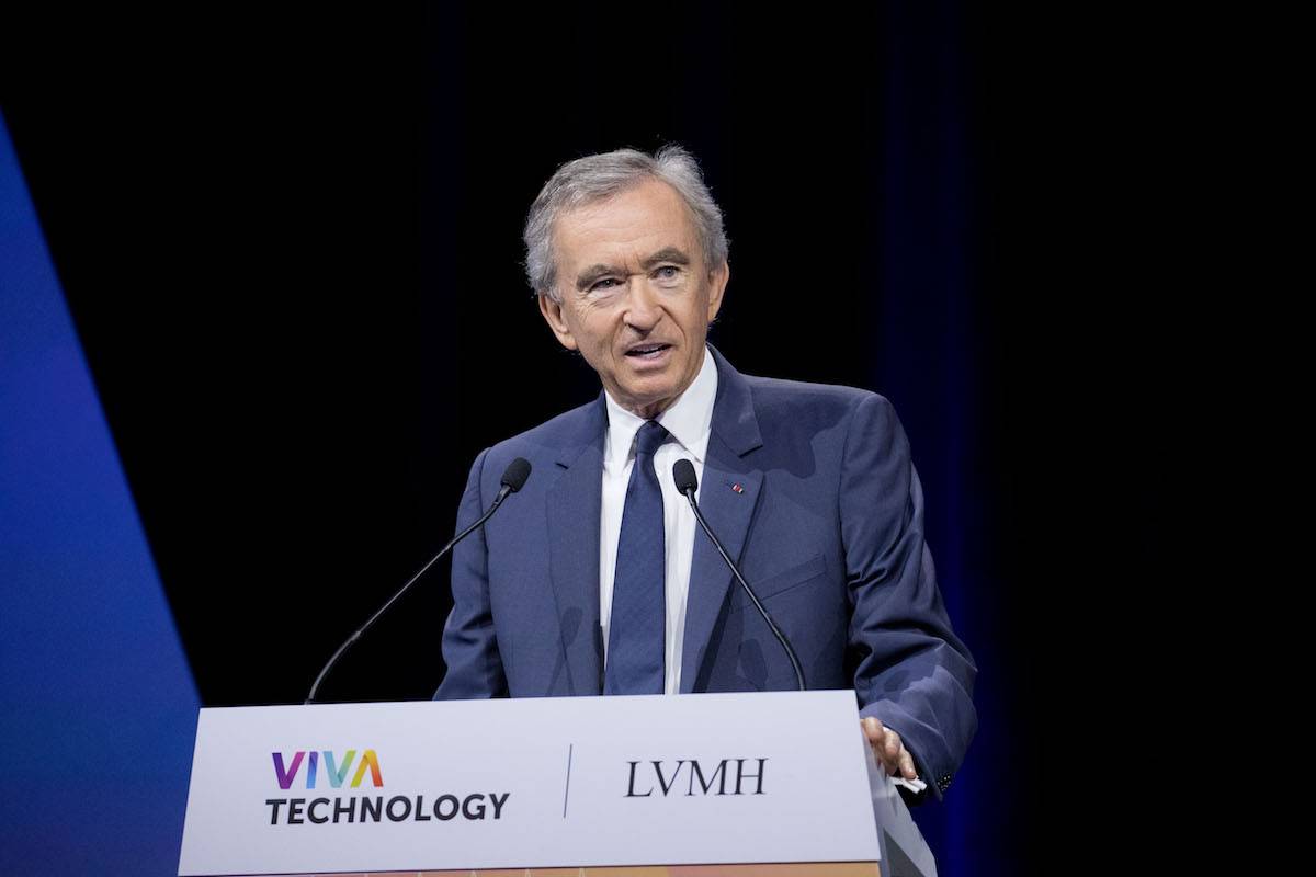 Bernard Arnault, dyrektor wykonawczy LVMH (Fot. Christophe Morin/IP3/Getty Images)