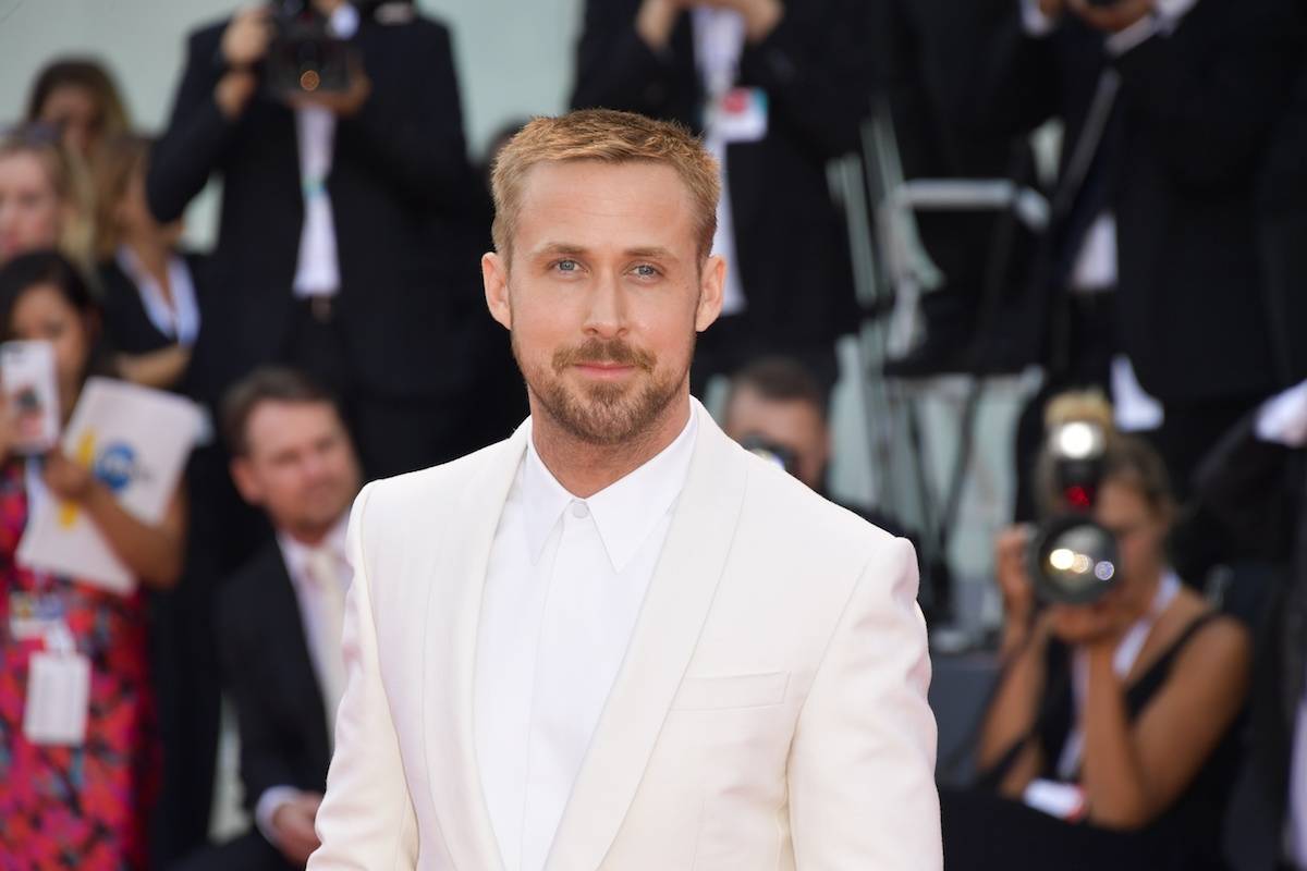 Ryan Gosling na premierze filmu Pierwszy człowiek (Fot. Daniele Cifala/SplashNews.com/East News)