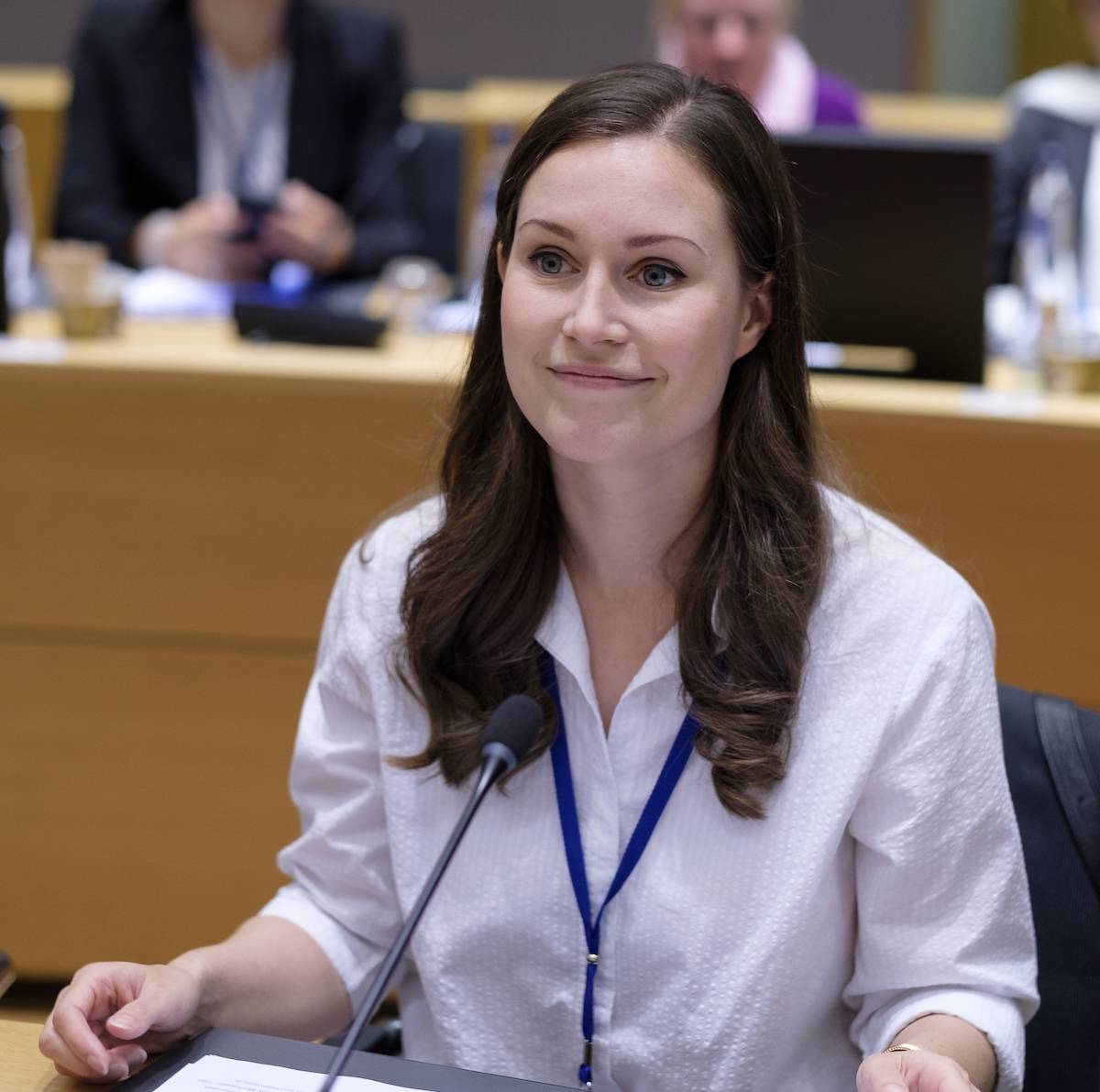 Sanna Marin (Fot. Thierry Monasse/Getty Images)