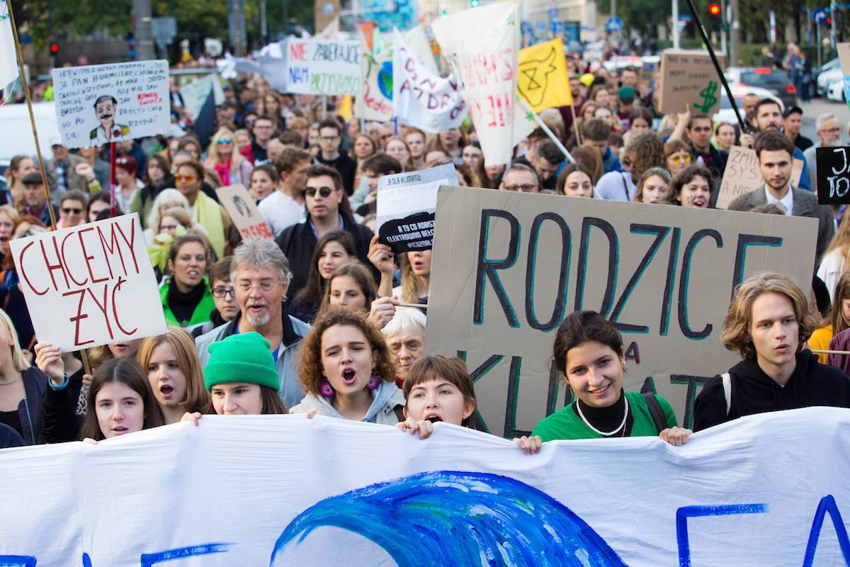 Wielki Marsz Klimatyczny w Warszawie (Fot. Luka Łukasiak)