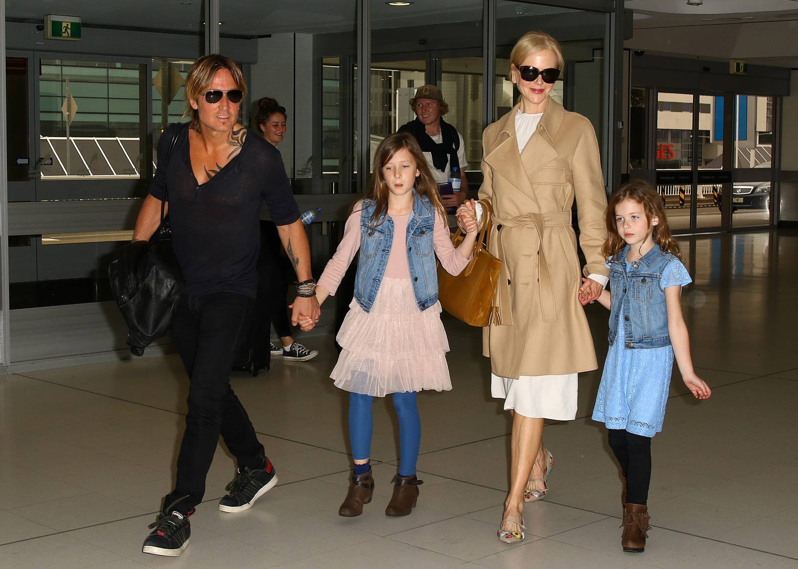 Nicole Kidman i Keith Urban razem z dziećmi (Fot. Getty Images)