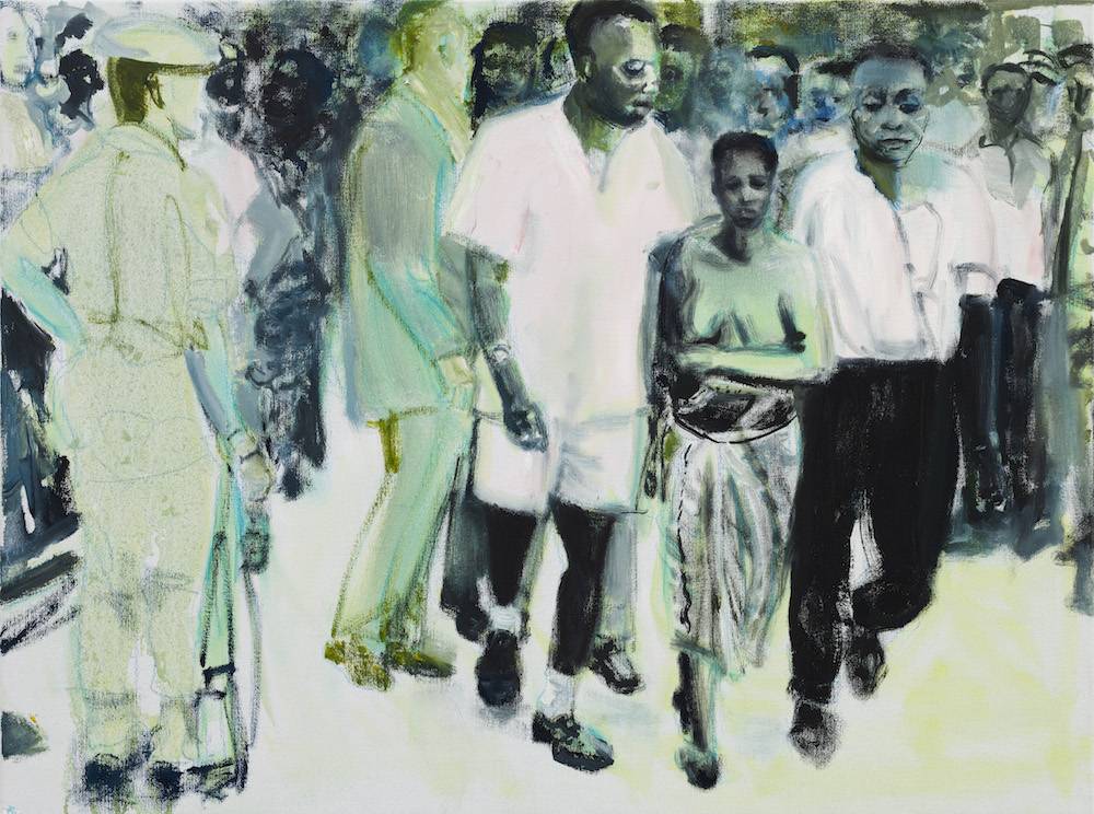 Marlene Dumas „Wdowa”,olej na płótnie, 2013 rok (Fot. materiały prasowe)