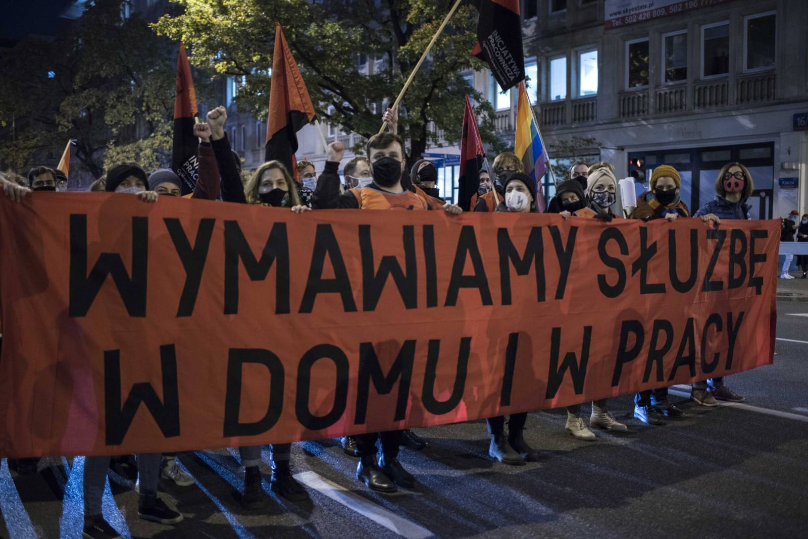 Demonstracja zorganizowana przez Strajk Kobiet 29.10.2020, Fot. Mateusz Janik (Materiały prasowe)