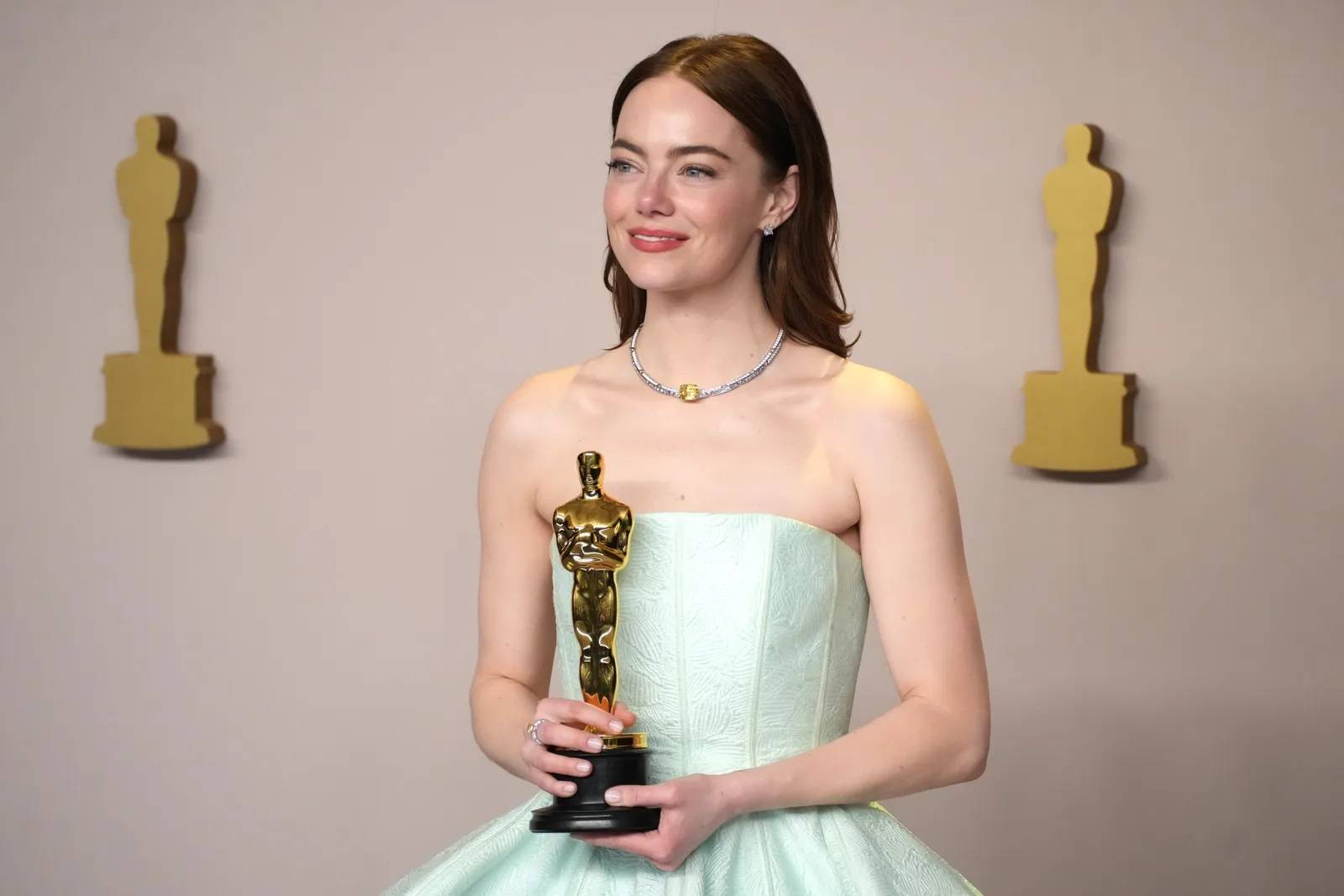 Emma Stone na gali rozdania Oscarów 2024 (Fot. Getty Images)