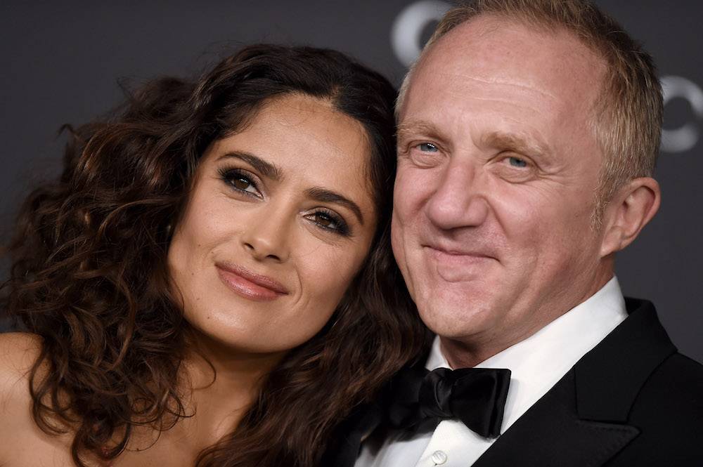 François-Henri Pinault z żoną, Salmą Hayek (Fot. Getty Images)