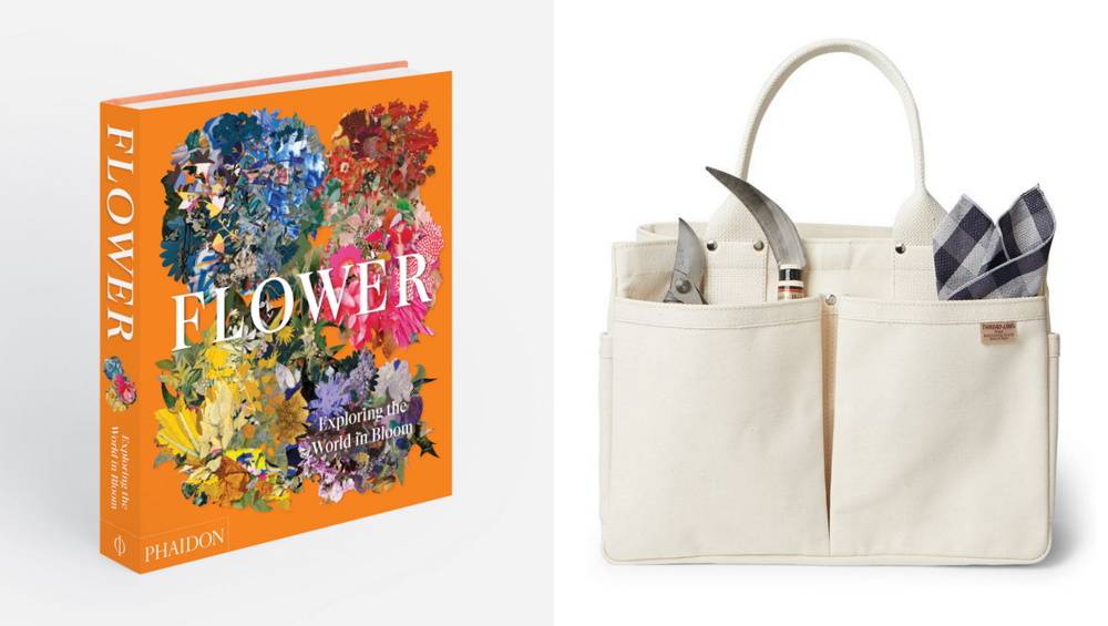 Flower: Exploring the world in bloom, Phaidon, np. w bookoff.pl 199 zł, Gardening Set, Japan Best, mrporter.com, ok. 2800 zł (Fot. materiały prasowe)