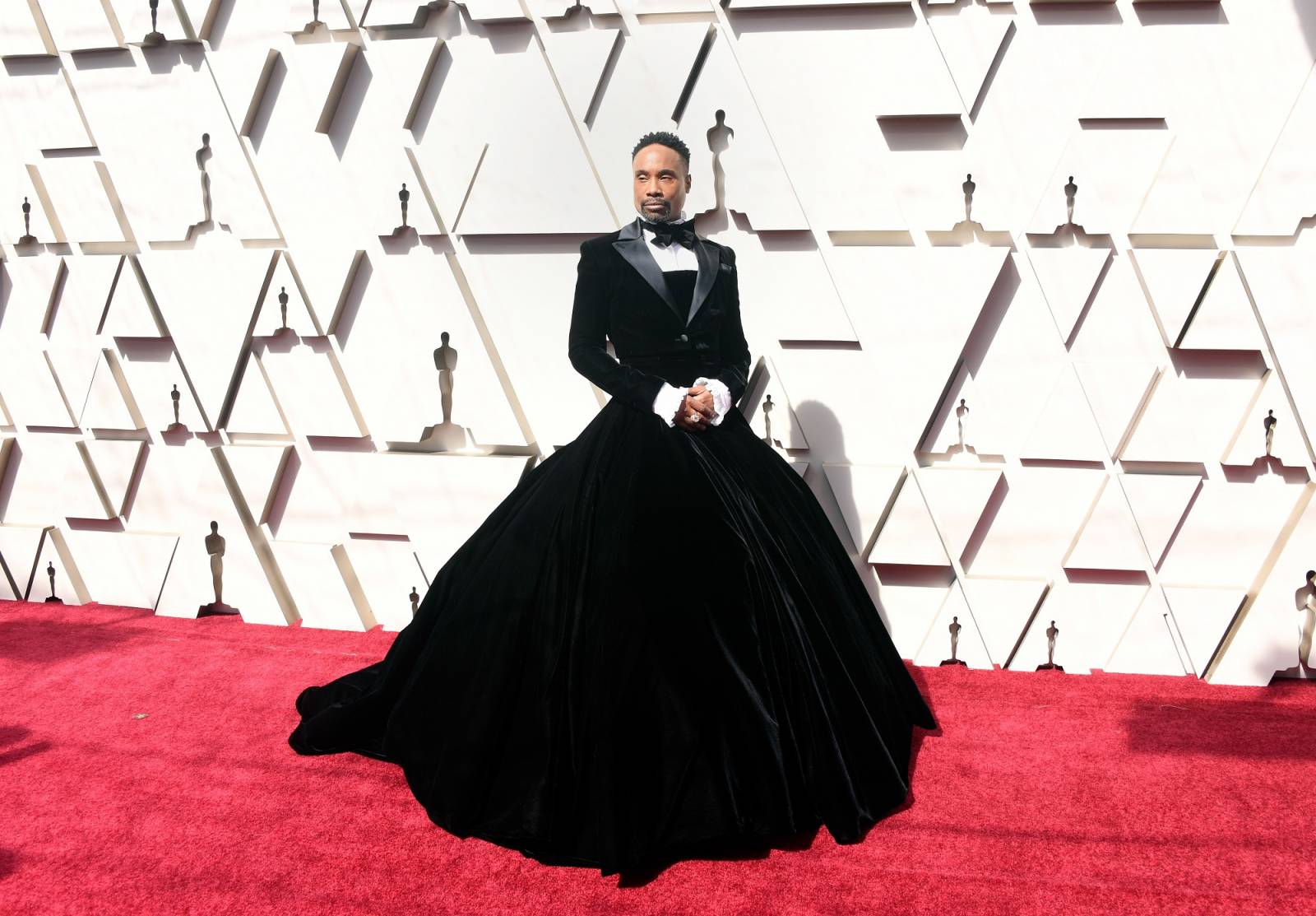 Billy Porter w sukni Christiana Siriano