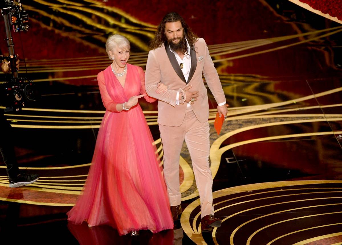 Helen Mirren i Jason Momoa